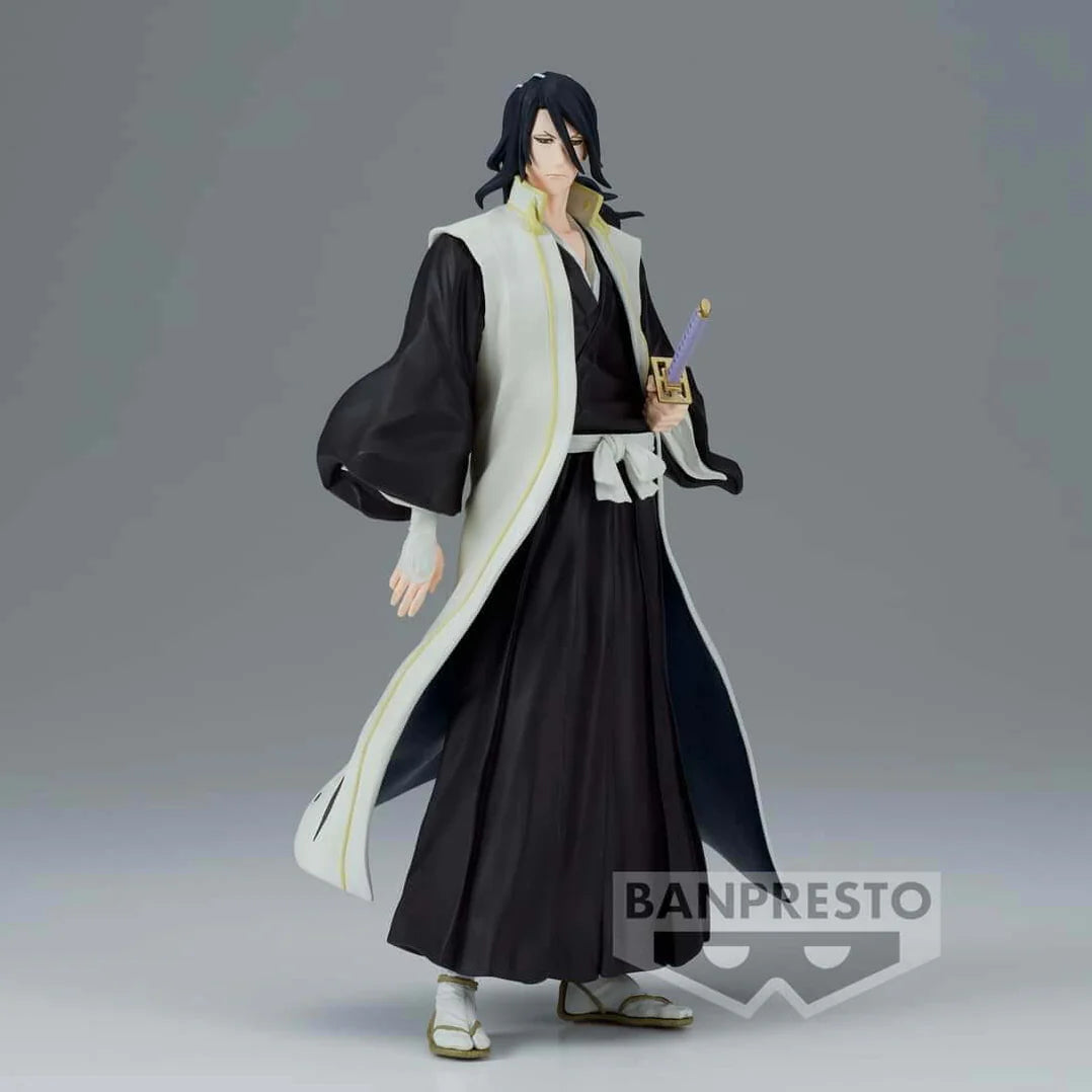 BLEACH - FIGURA BYAKUYA KUCHIKI SOLID AND SOULS COMO NUEVA PREVENTA 3-4 SEM.