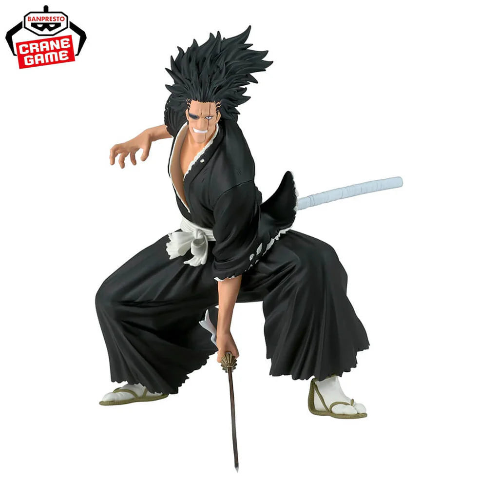 BLEACH - FIGURA ZARAKI KENPACHI VIBRATION STARS COMO NUEVA STOCK JAPÓN 5-6 sem.