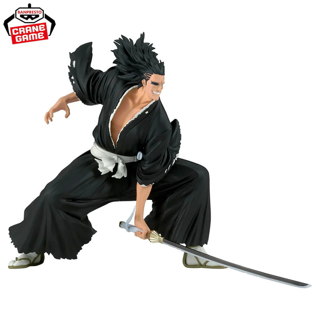 BLEACH - FIGURA ZARAKI KENPACHI VIBRATION STARS COMO NUEVA STOCK JAPÓN 5-6 sem.