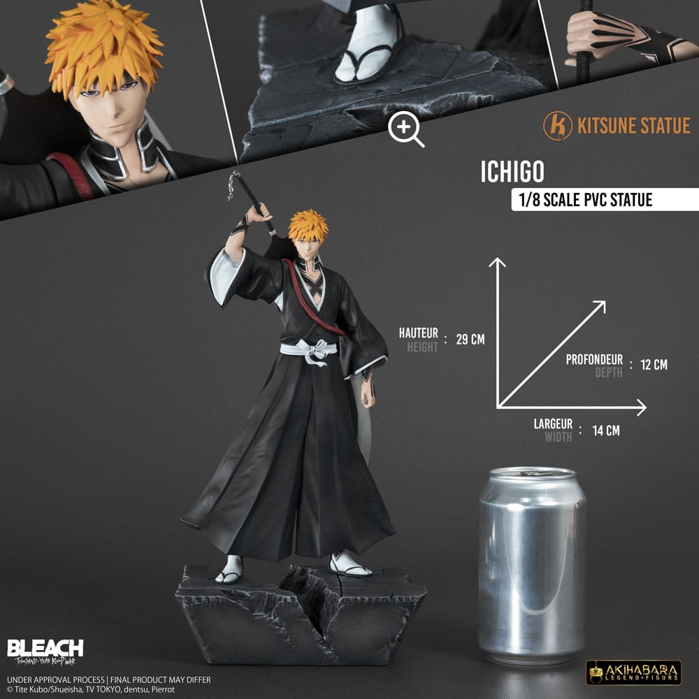 BLEACH: THOUSAND-YEAR BLOOD WAR ESTATUA PVC FIGURE 1/8 ICHIGO