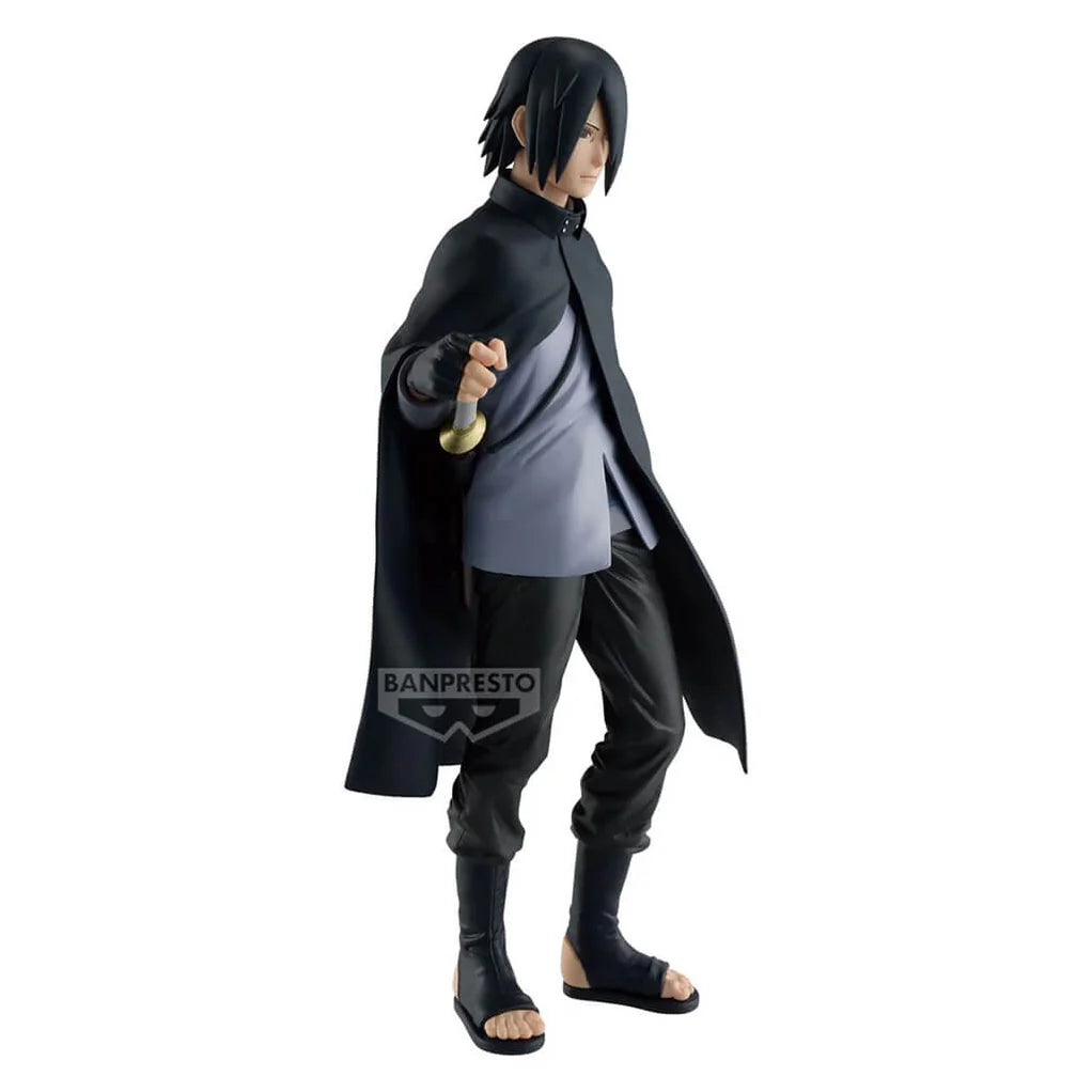BORUTO : NARUTO NEXT GENERATIONS FIGURA UCHIHA SASUKE NINJA WORLD SCULPTING LEGEND COMO NUEVA PREVENTA