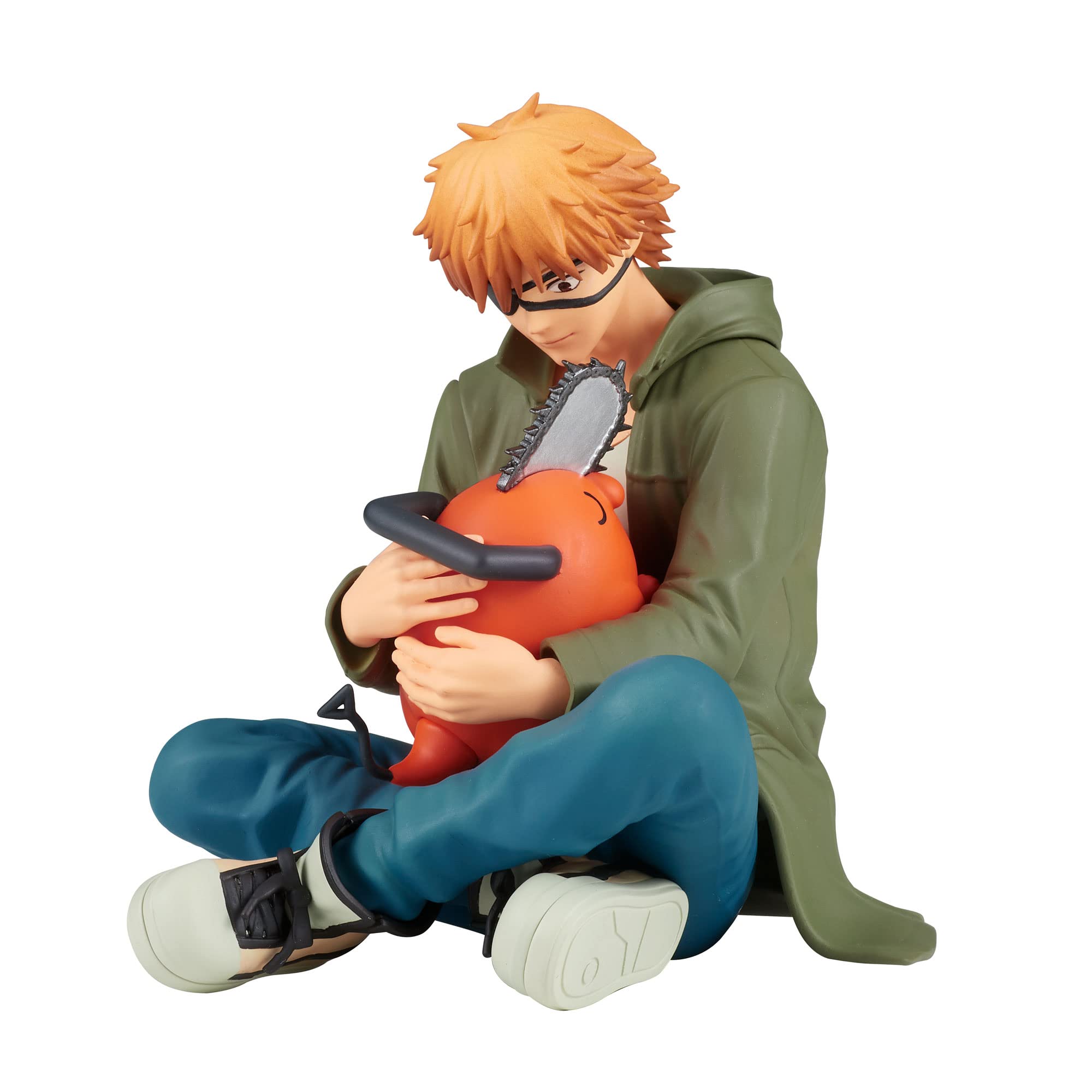 CHAINSAW MAN FIGURA DENJI AND POCHITA BREAK TIME COMO NUEVA STOCK JAPÓN 5-6 sem.