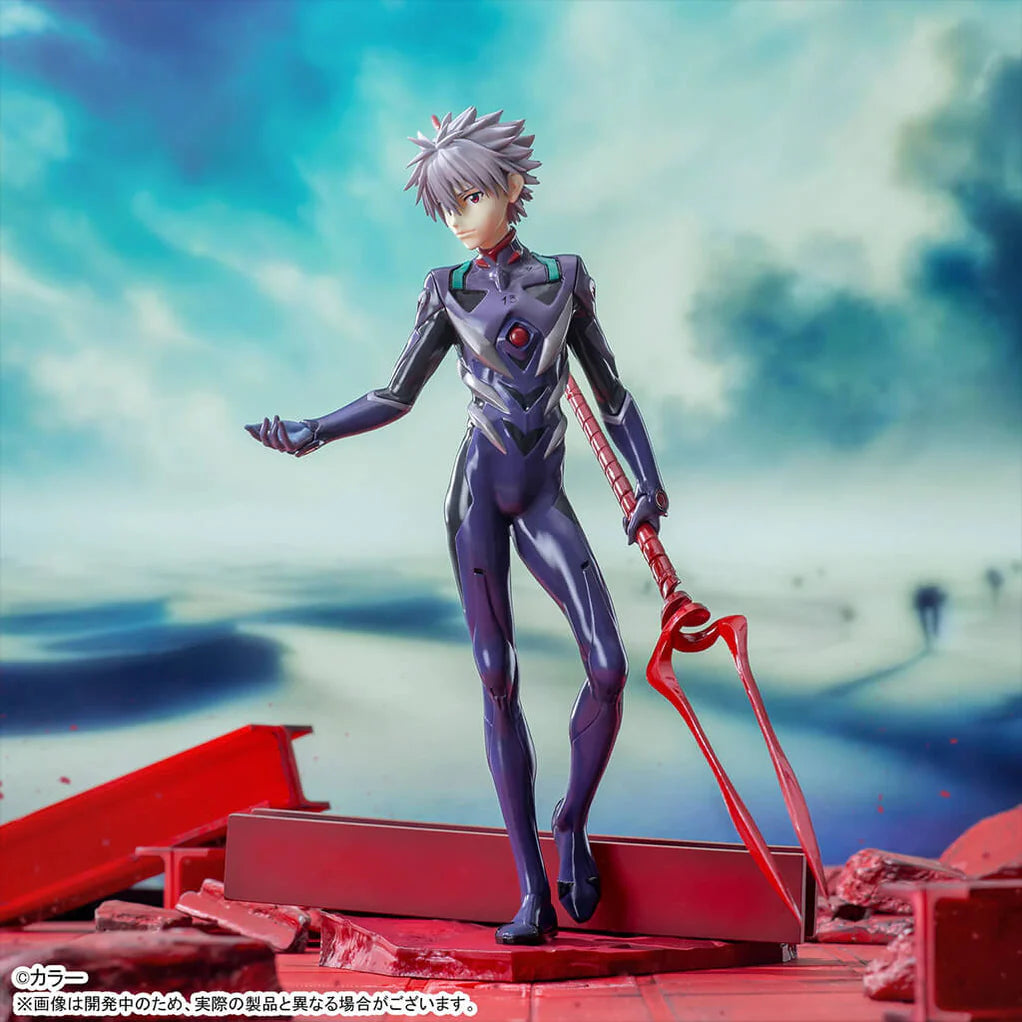 EVANGELION FIGURA NAGISA KAWORU SPEAR OF LONGINUS VER. LUMINASTA