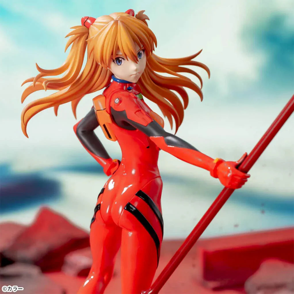 EVANGELION FIGURA SHIKINAMI ASUKA LANGLEY SPEAR OF CASSIUS VER. LUMINASTA