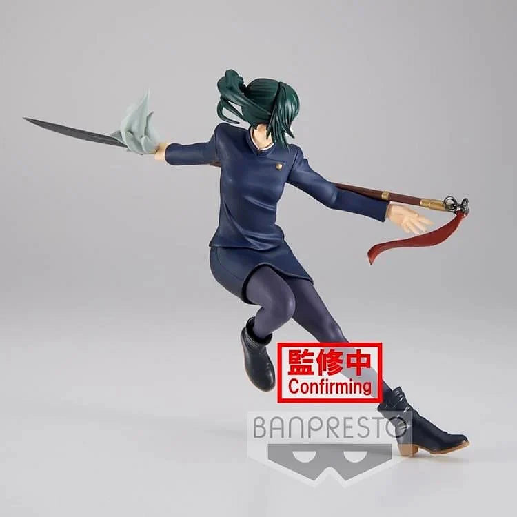 JUJUTSU KAISEN FIGURA MAKI ZENIN JUFUTSU NO WAZA COMO NUEVA