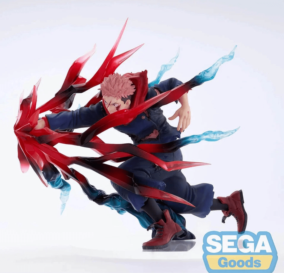 JUJUTSU KAISEN FIGURA YUJI ITADORI BLACK FLASH COMO NUEVA STOCK JAPÓN 5-6 sem.