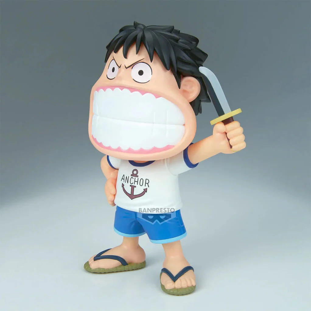 ONE PIECE FIGURA MONKEY D. LUFFY BIG SOFVIMATES COMO NUEVA PREVENTA