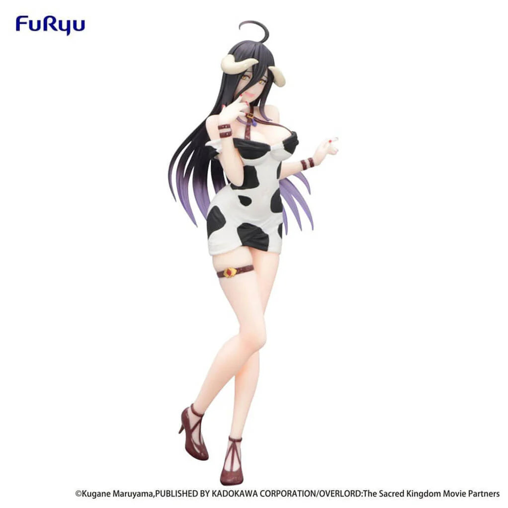 OVERLORD FIGURA DE ALBEDO VERSIÓN MINI CON ESTAMPADO DE VACA TRIO-TRY-IT PRECINTADA STOCK JAPÓN 5-6 sem.